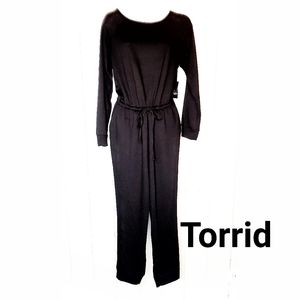 NWOT Torrid Black Pantsuit